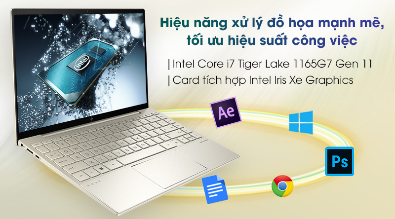 Laptop có cấu hình mạnh mẽ cho hiệu năng vượt trội 